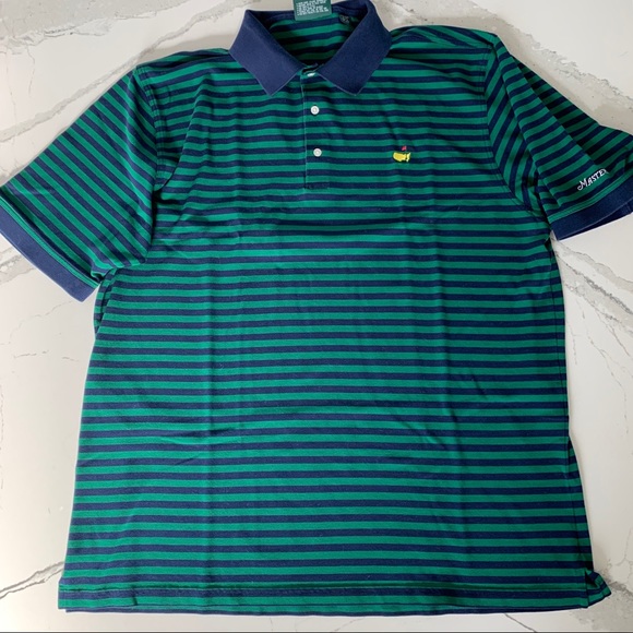 Masters Collection Striped Cotton Golf Polo XXL - Picture 3 of 9